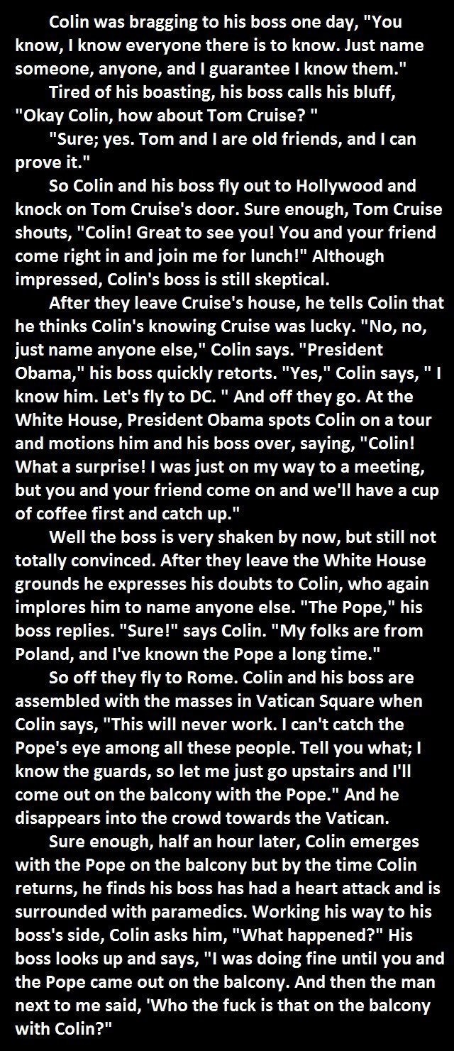 Do you know Collin?