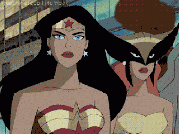 Hawk girl knows what's up