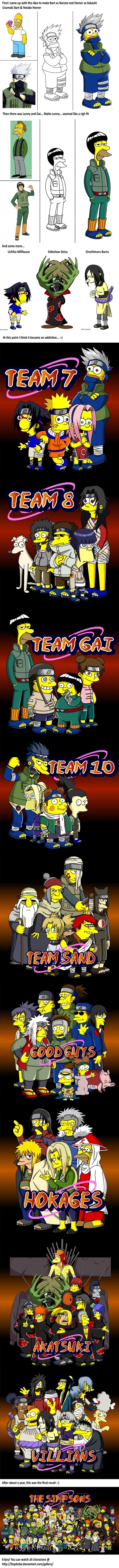 Naruto x Simpsons