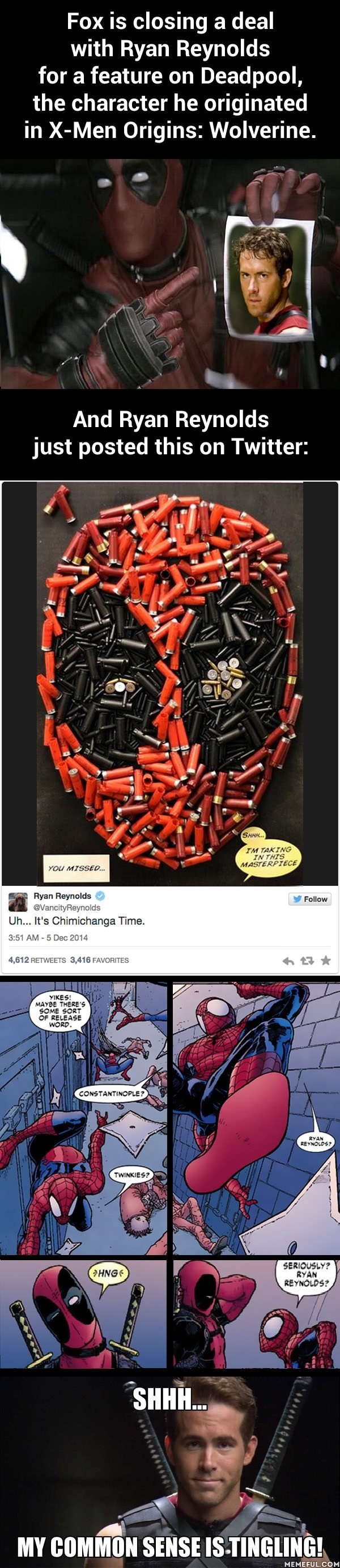 Ryan Reynolds as Deadpool