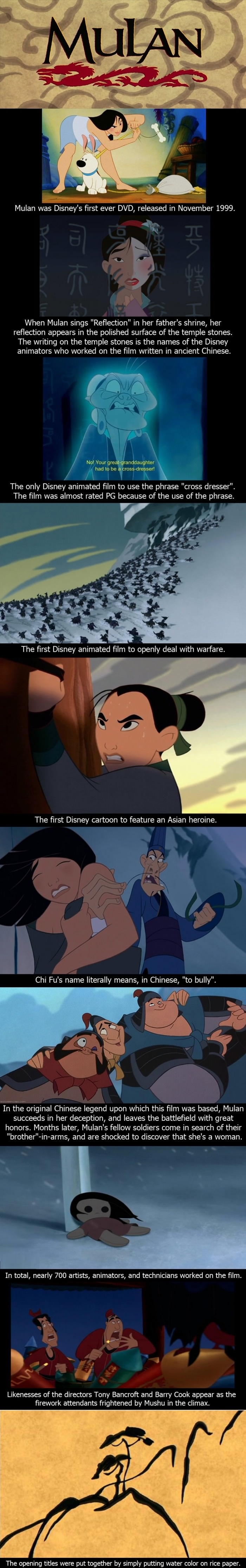 Facts about Mulan