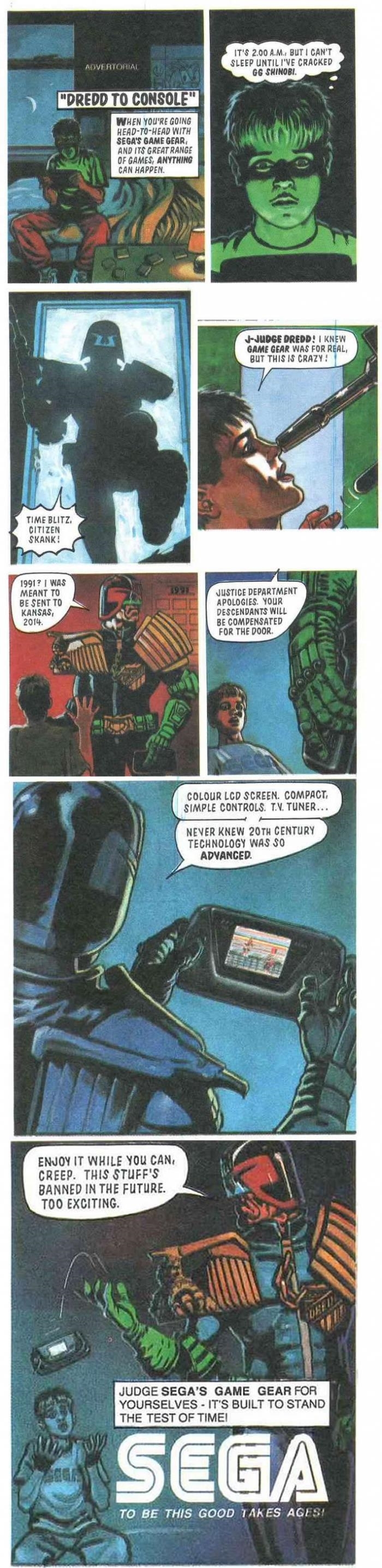 Ad for a Sega Game Gear
