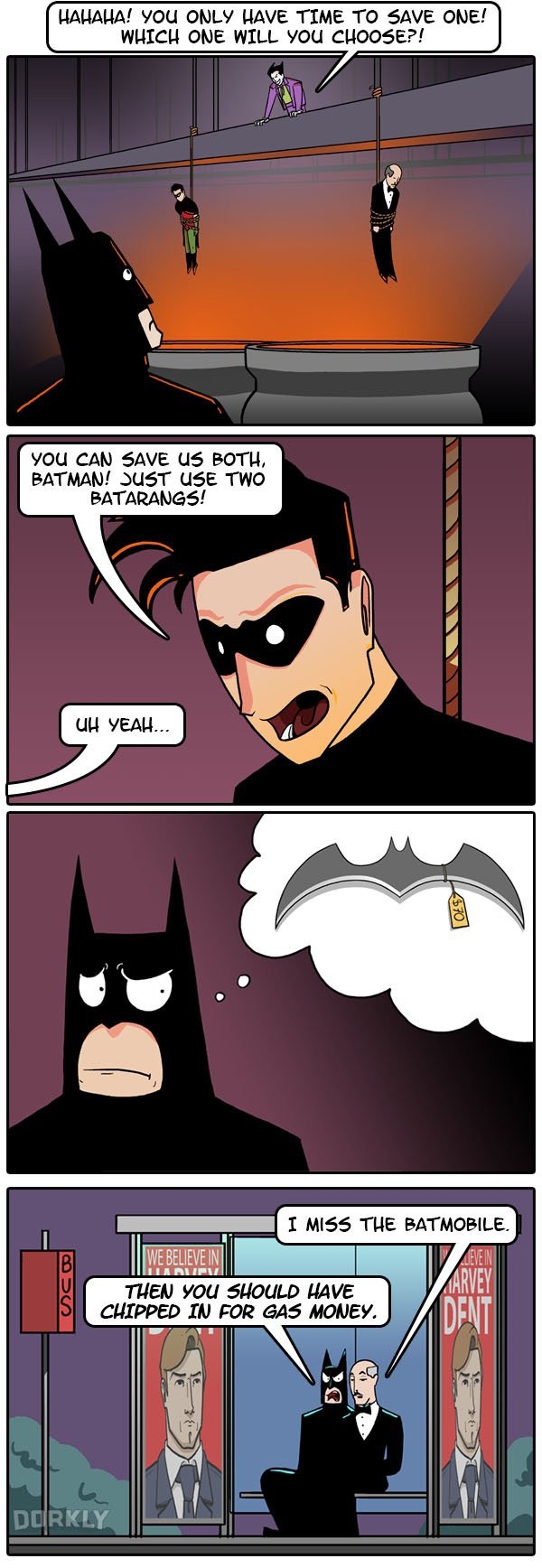 If Batman was poor