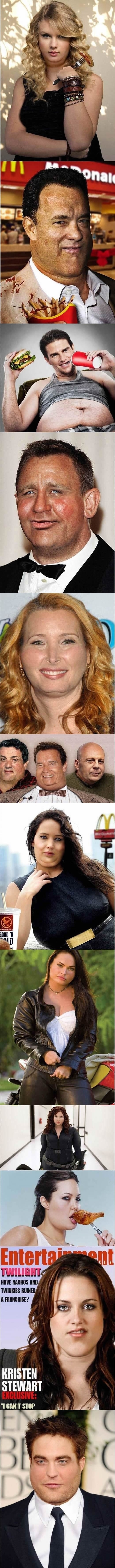 If celebs were fat