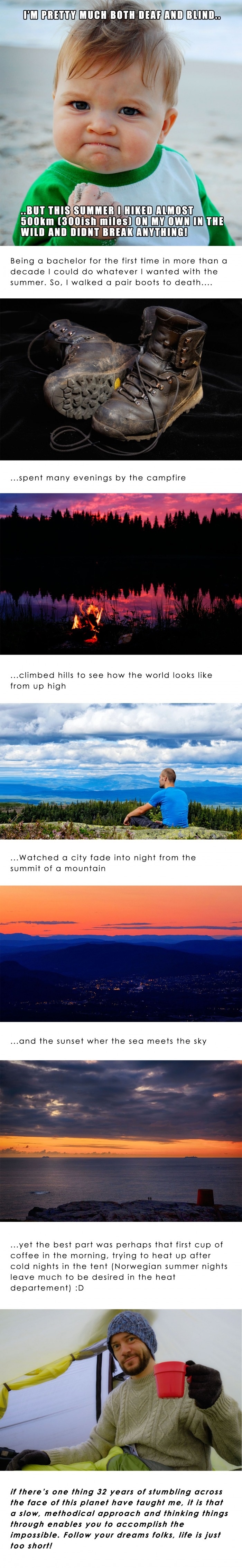 It was so worth all the sweat!