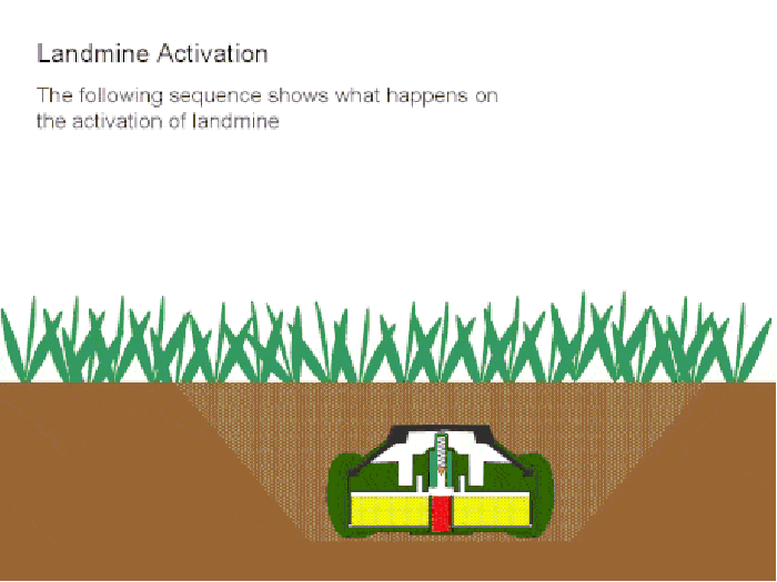 How a landmine works