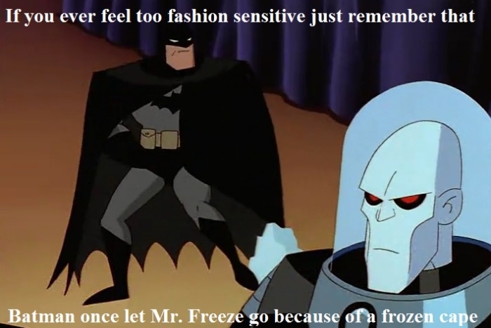 Style conscious Batman