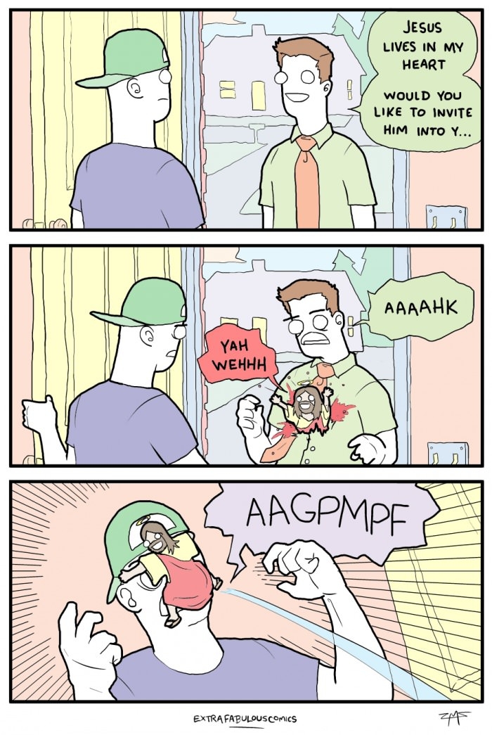 He needs no invitation