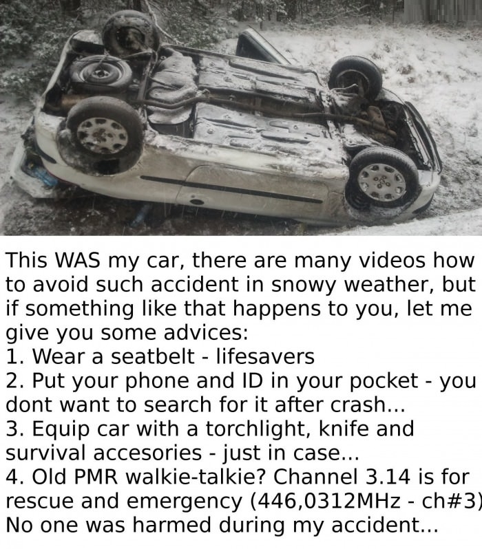 Tips from a lucky survivor