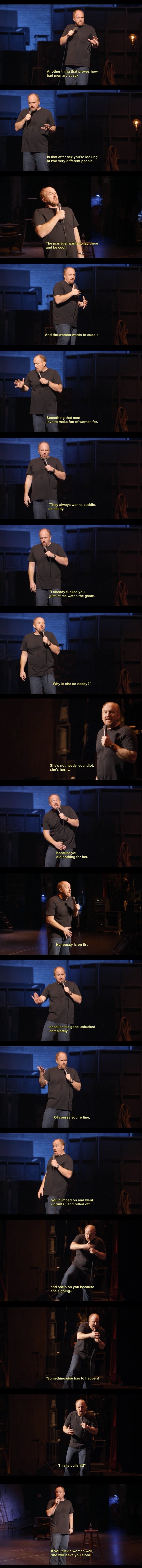 Louis knows what's up