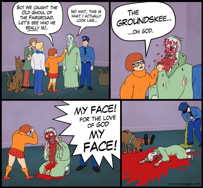 My face