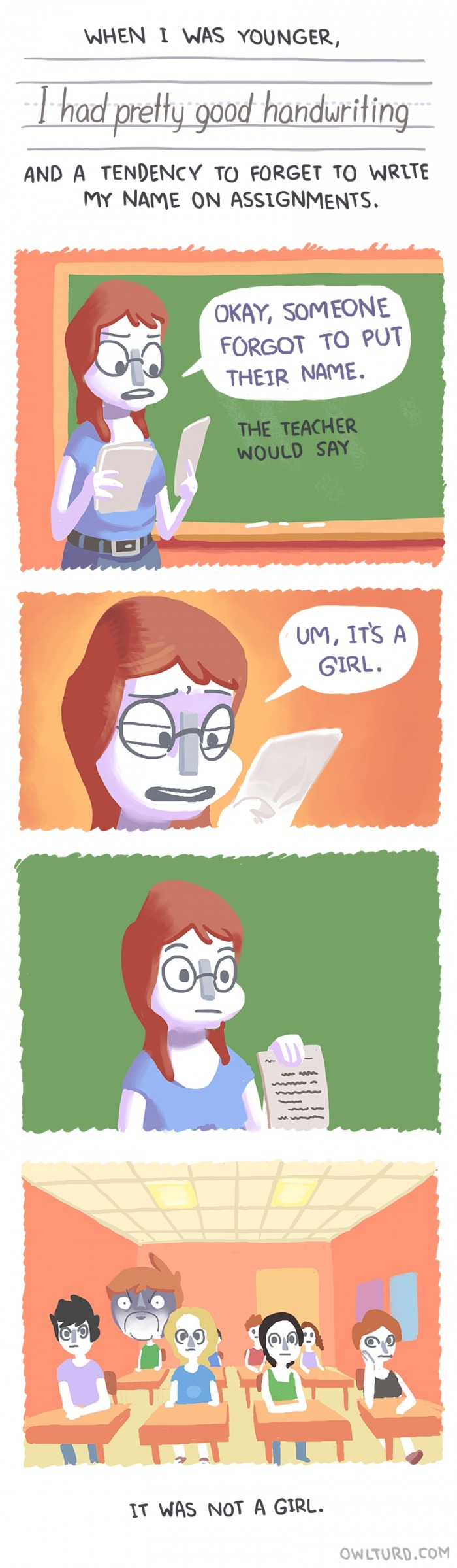 It was not a girl