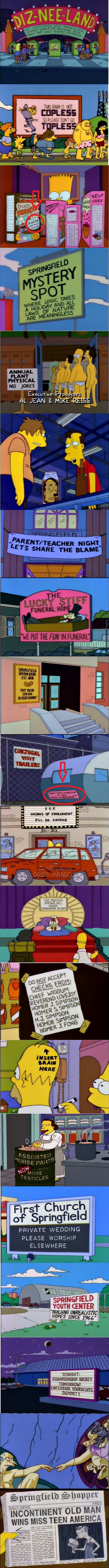 Only in The Simpsons