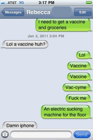 I Think You Mean Vacuum