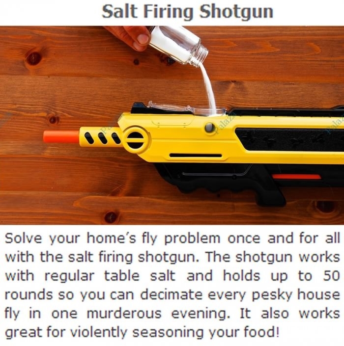Salt firing shotgun