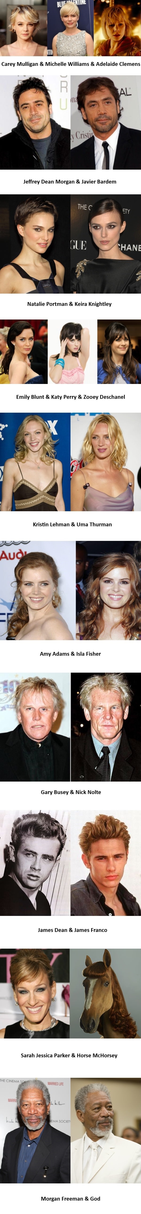 Similar looking celebs