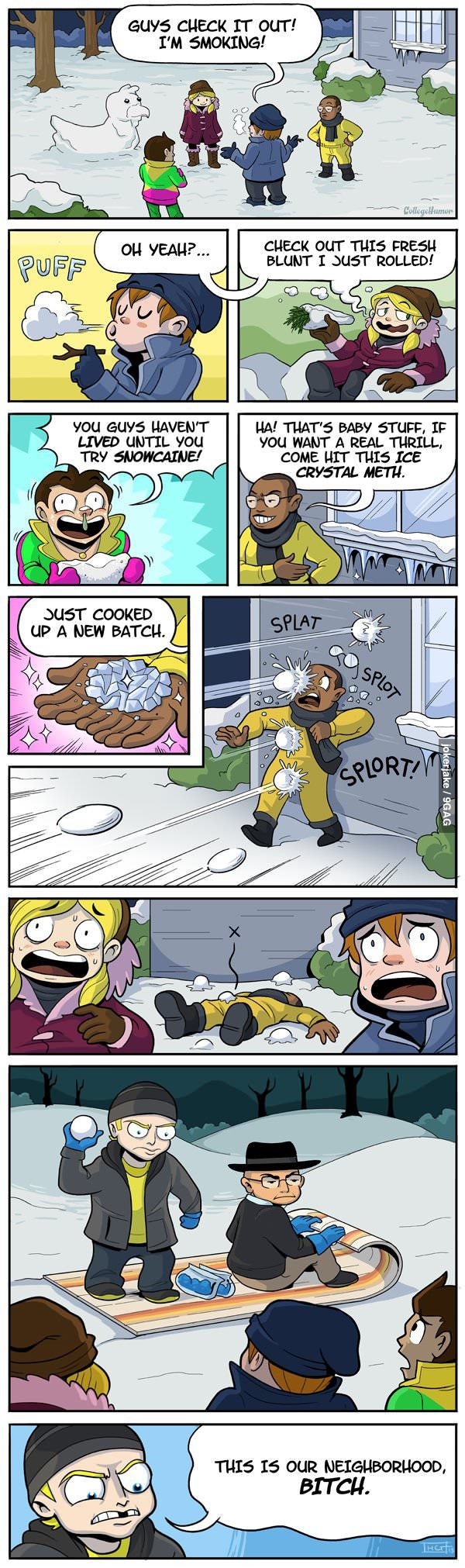 Say snow to drugs