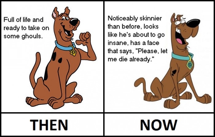Scooby Doo's new look