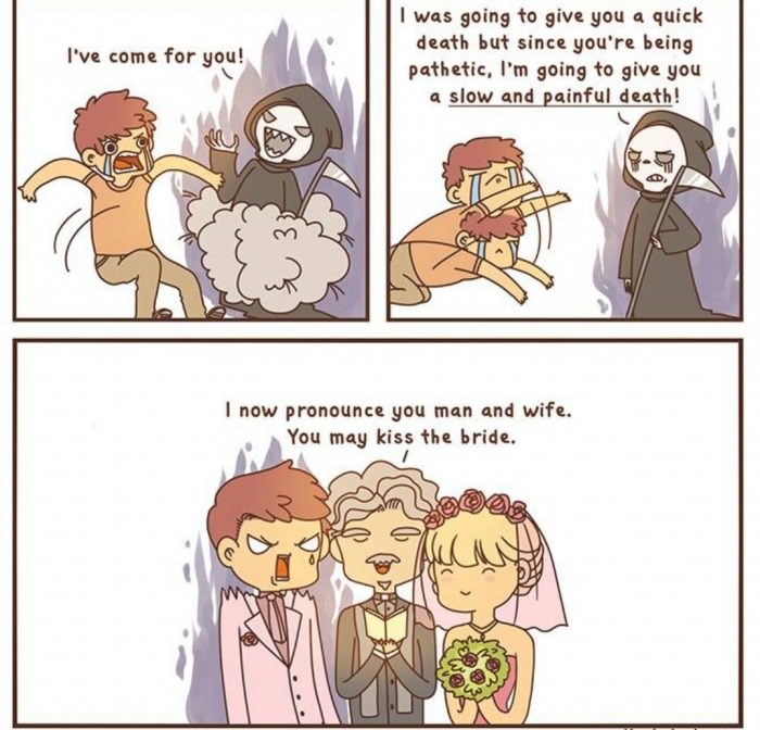 Slow and painful death