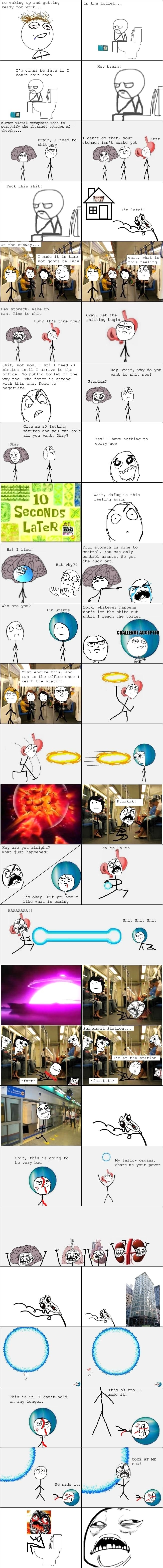 Brain vs. Uranus