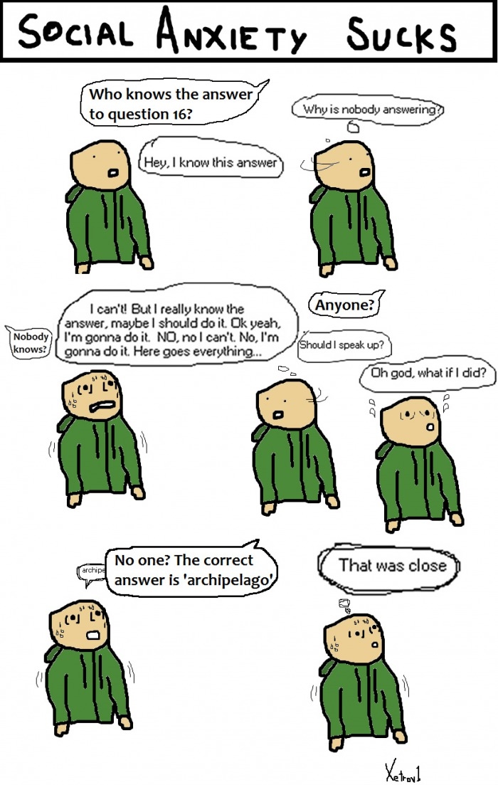 Social anxiety sucks