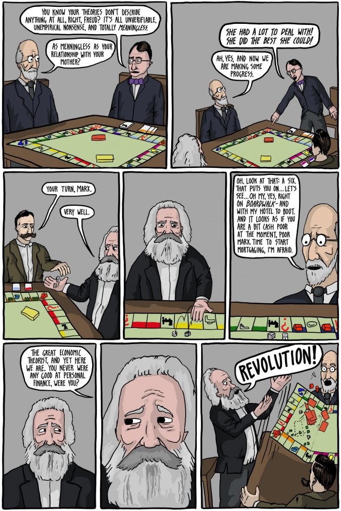 Philosophers play monopoly