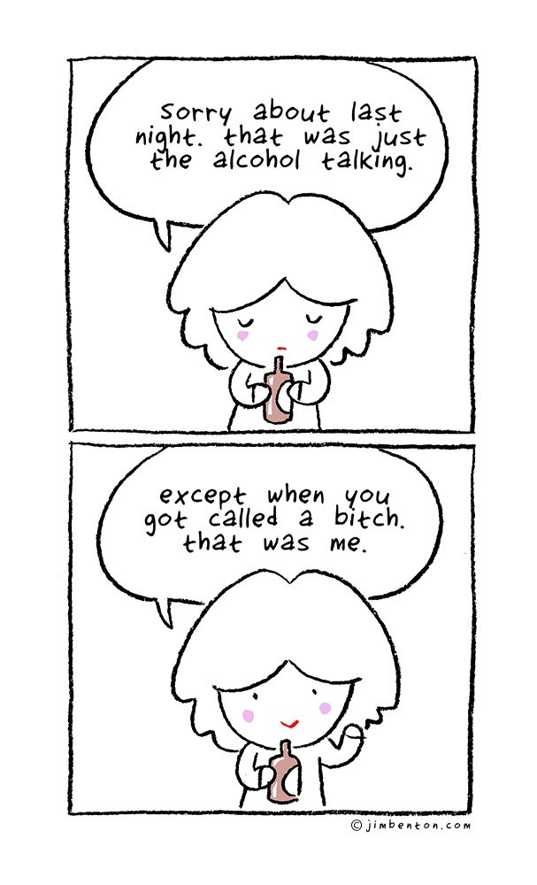 Sorry about last night