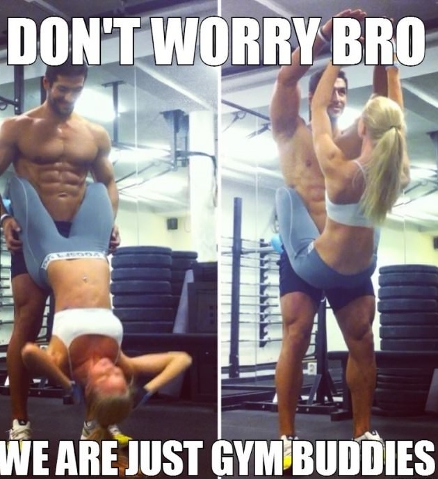Just gym buddies