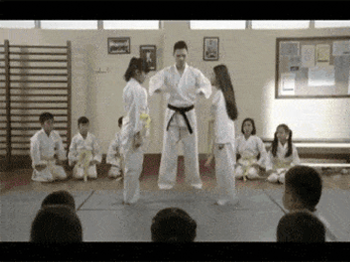 Karate girl