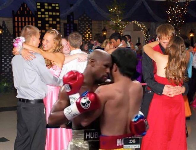 The best couple at prom