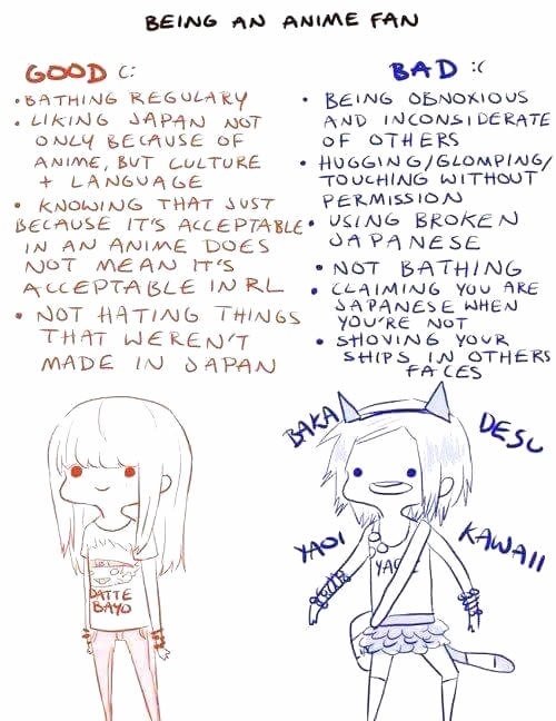 Being an anime fan