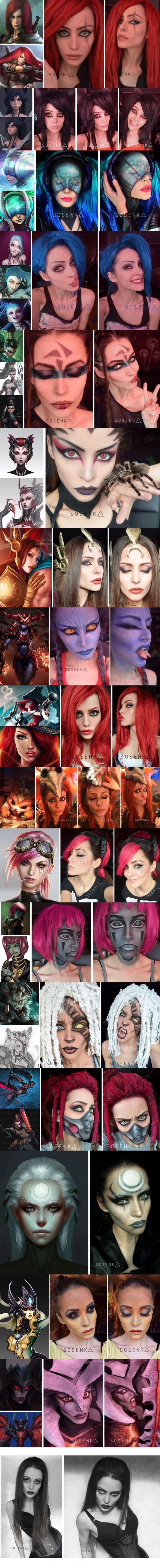 League of Legends makeup