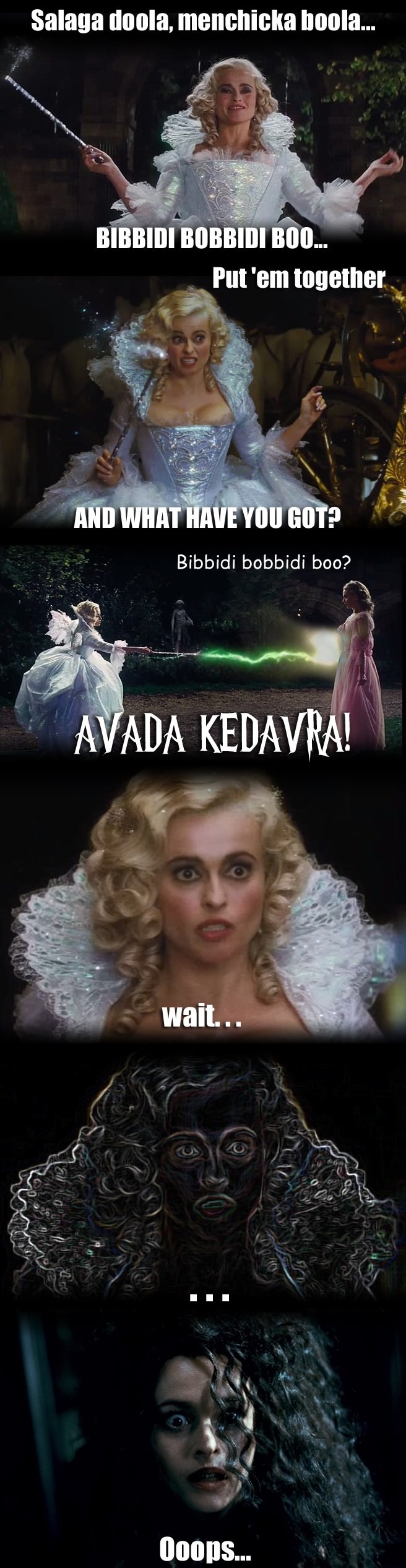 I killed Cinderella!