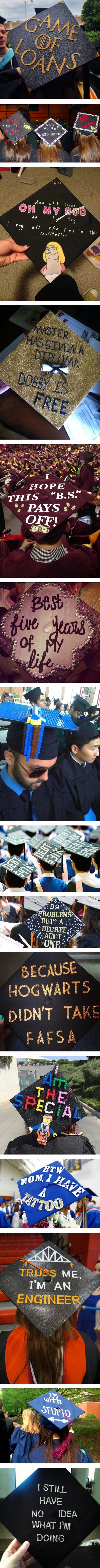 Graduation caps