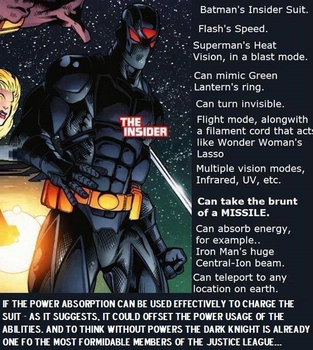 Because he's Batman..