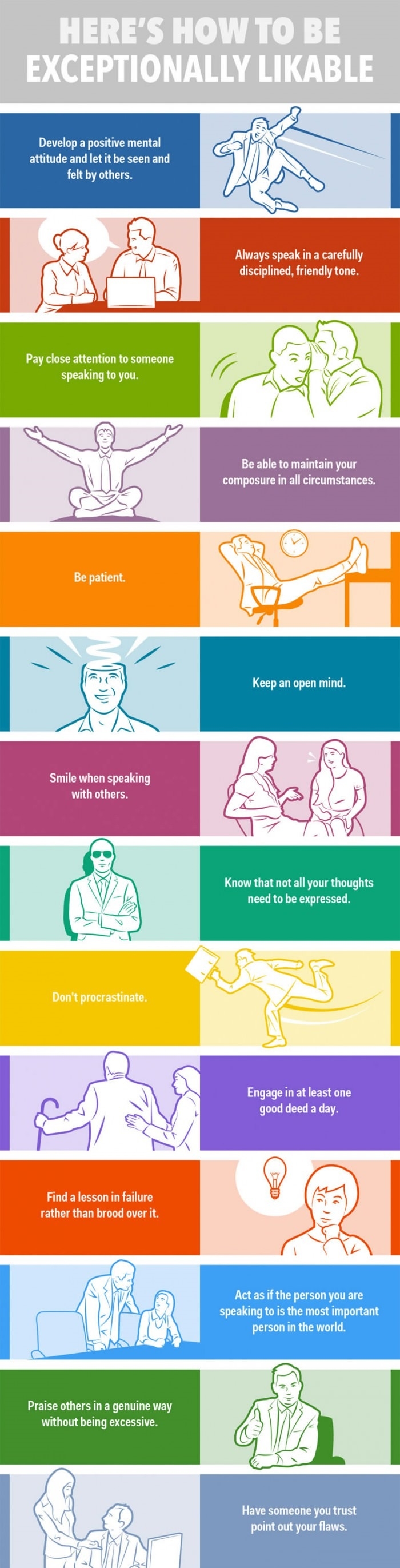 Be exceptionally likable