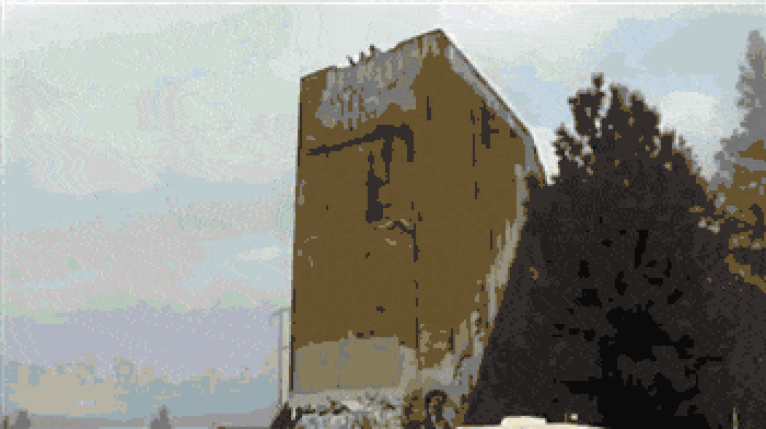 Kitten rescued from ledge