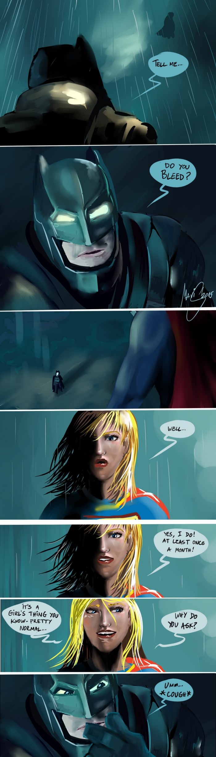 Batman vs Supergirl