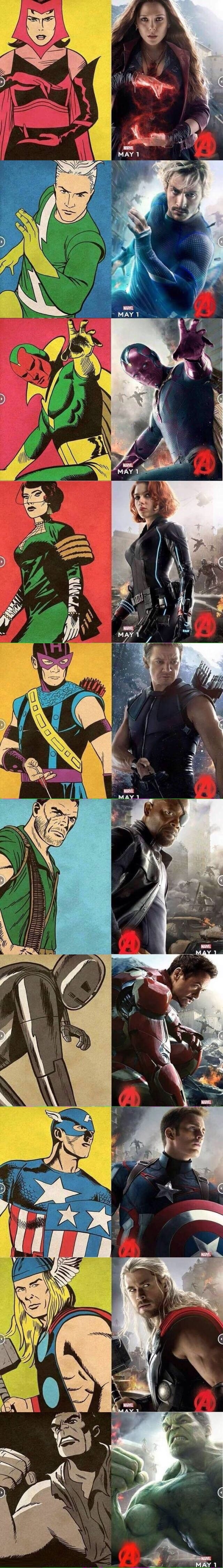Original Avengers posters
