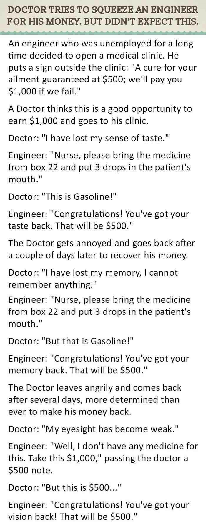 Engineer vs. Doctor