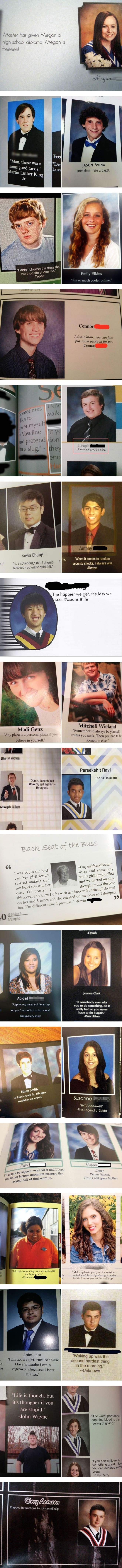 Brilliant yearbook quotes