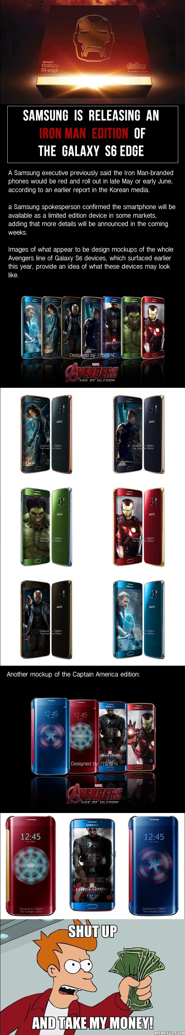 Iron Man Galaxy S6 Edge