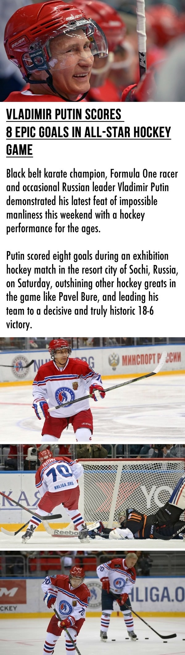 Vladimir Putin scores