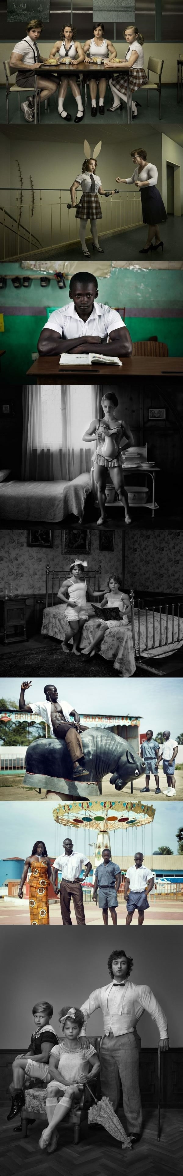 Everyone as a bodybuilder