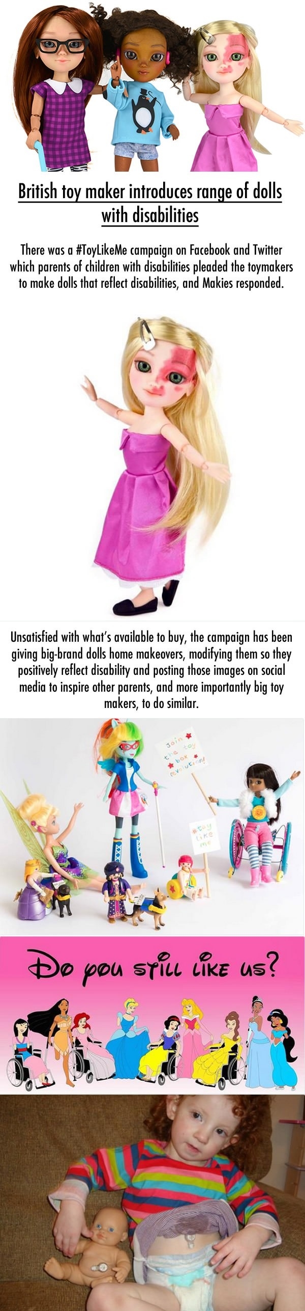 Dolls with disabilities