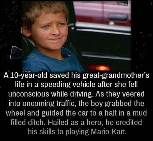 All hail Mario Kart