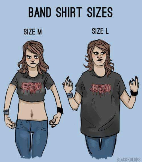 Metal head girl problems