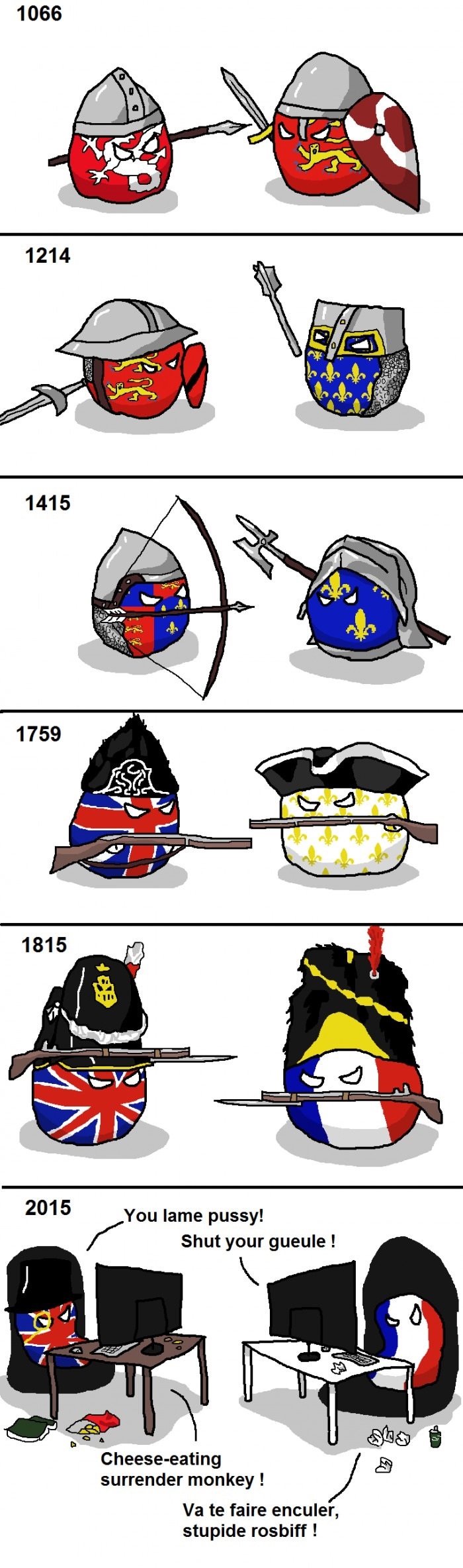 A manly rivalry