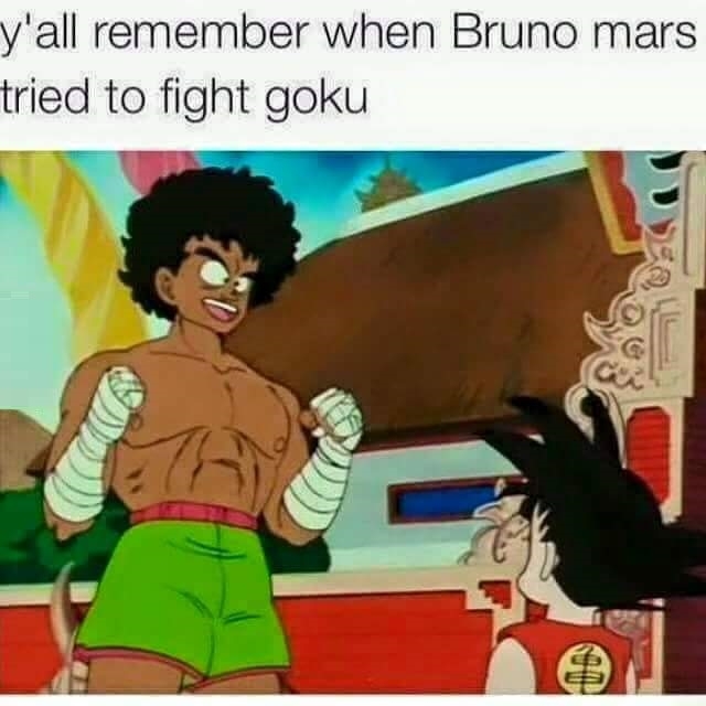 Bruno Mars VS Goku