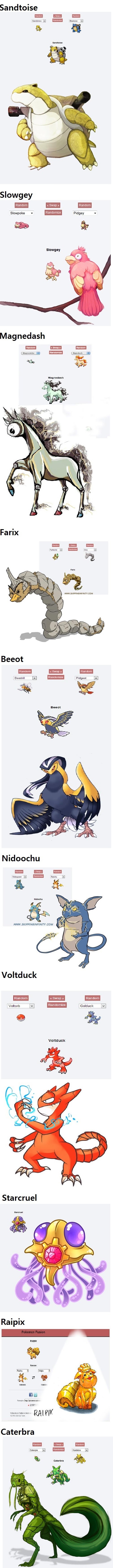 Pokemon fusions